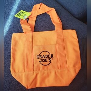 Trader Joe's Vibrant Orange Tote
